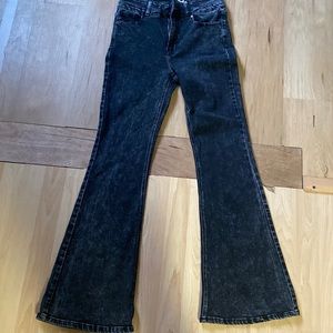 Kancan high rise flare black jeans